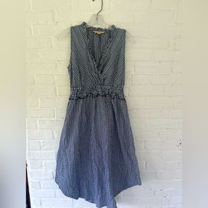Plaid midi sun dress size S/M 4